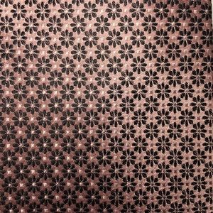 Burma Bibas Pink w/ Black Floral Silk Tie